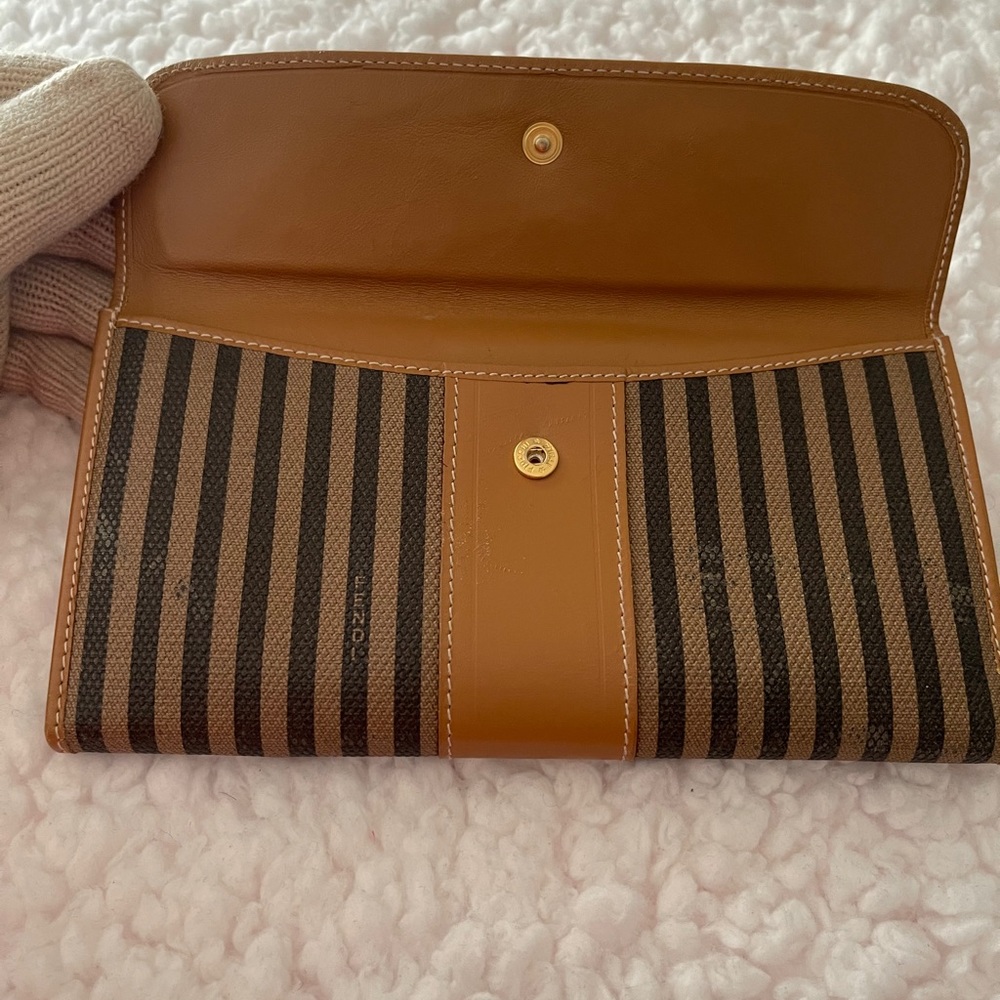Authentic Fendi Canvas wallet - Picture 2 of 12